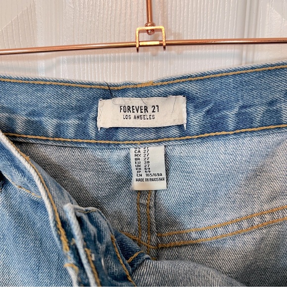 Forever 21 denim button down skirt, size 27 - Picture 3 of 3